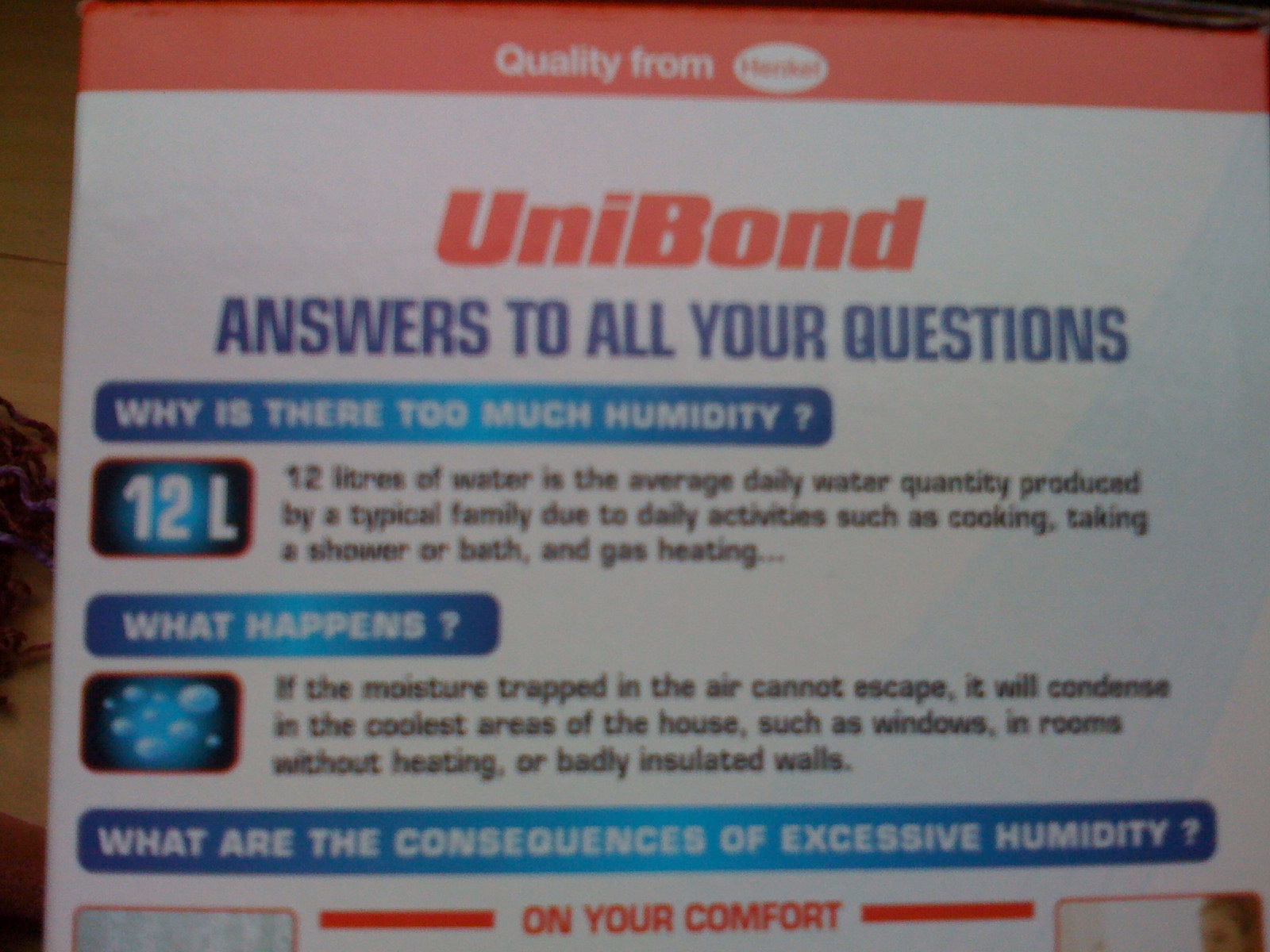 unibond close answers